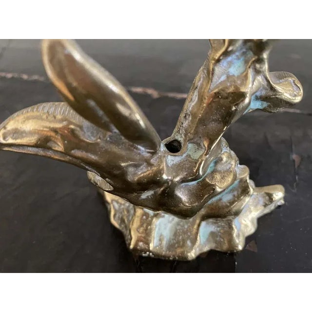 Fish Sculpture in Brass For Sale - Image 10 of 11