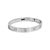 Silver Cartier Classic Model 18k White Gold Iconic Love Bangle Bracelet For Sale - Image 8 of 8