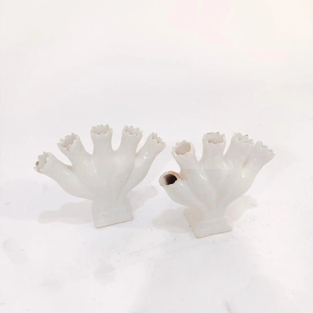 Spanish Ceramic Vases from Sargadelos, Set of 2 For Sale - Image 5 of 12