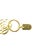 Metal Chanel Camélia Collection 18k Yellow Gold Open Hoop & Flower Motif Bracelet For Sale - Image 7 of 7