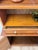 Vintage Hutch by Paine Furniture MCM China Cabinet, Parquet Doors, Glass Sliding For Sale - Image 17 of 18