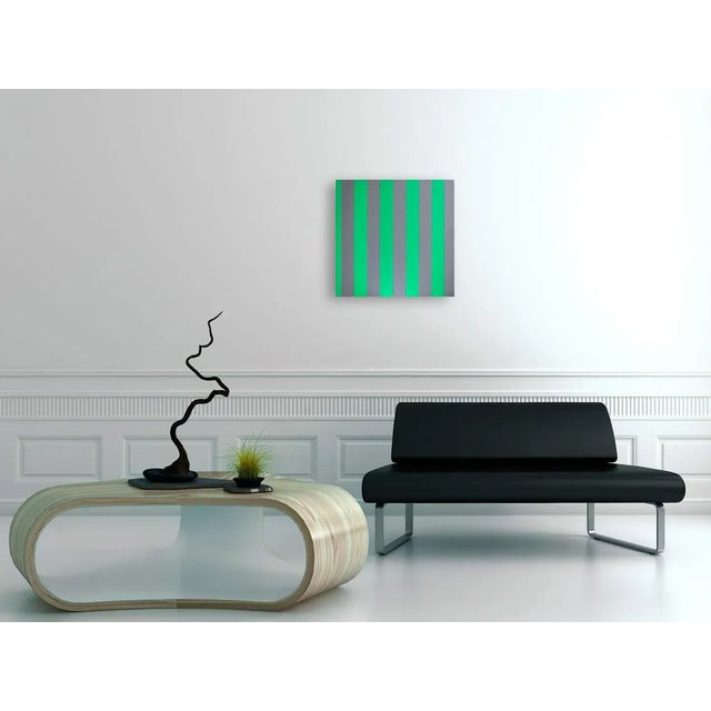 Acrylic on wood Edition: Unique, Unframed. This work is one of many similar works consisting of acrylic painted cut off...