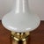 Drastic New Danish Louis Poulsen & Co. Petronella Oil Lamp by Henning Koppel Glass and Brass For Sale In Cleveland - Image 6 of 12