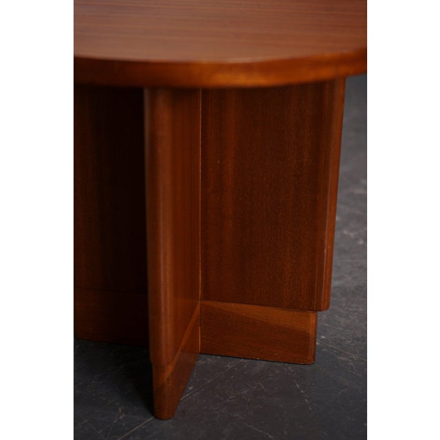 Brown Art Deco Side Table, 1940s For Sale - Image 8 of 11