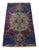Distressed Low Pile Turkish Petite Rug Hand Knotted Entry Mat - 17'' X 31'' For Sale - Image 4 of 13