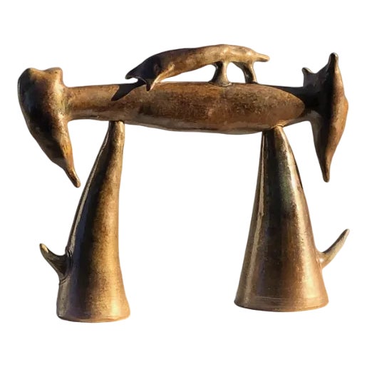 Brutalist Zoomorphic Ceramic Sculpture from La Borne, 1980s For Sale