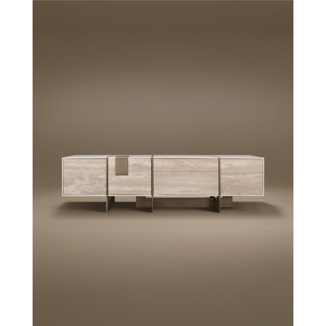 Not Yet Made - Made To Order Coloma TV Unit by Porus Studio For Sale - Image 5 of 9