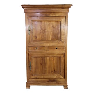 Louis Philippe Wardrobe in Cherry For Sale