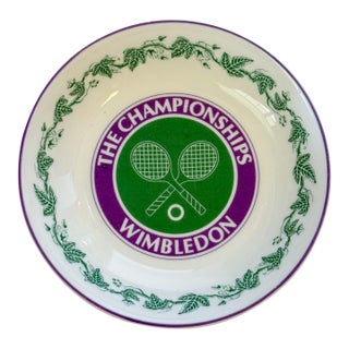 1990s Wimbledon Championships Wedgwood Tennis Trinket Dish For Sale