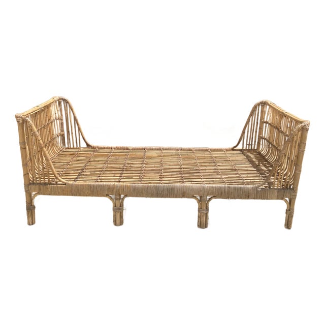 Boho Chic Rattan Daybed For Sale
