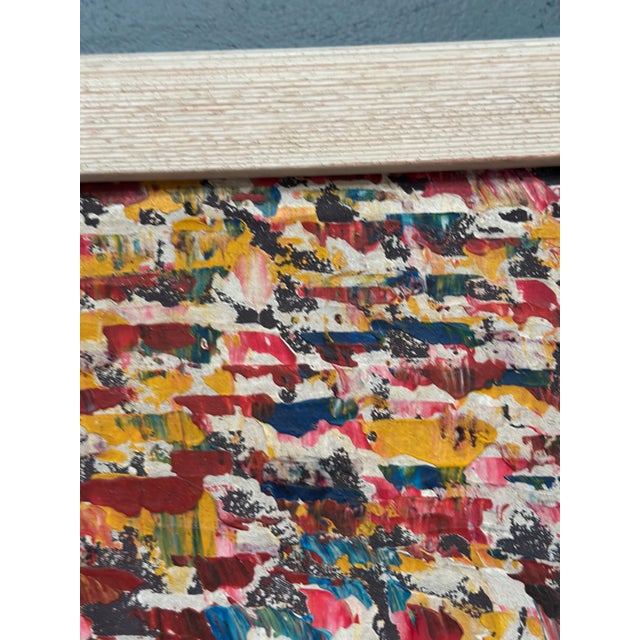 R. Avind, Abstract Composition, 1960s, Oil on Panel For Sale - Image 4 of 17