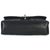 1950s Black Quilted Lambskin Small Classic Double Flap Bag For Sale - Image 5 of 9