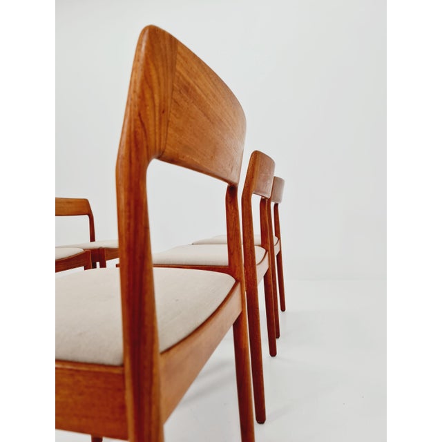 Brown Danish Teak Dining Chairs from Johannes Norgaard, 1960s, Set of 6 For Sale - Image 8 of 18
