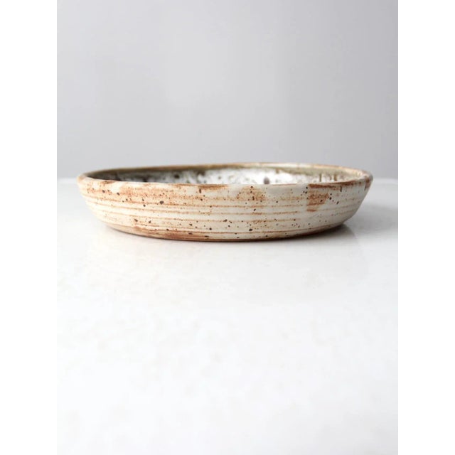 1970s 1970s Studio Pottery Plate For Sale - Image 5 of 11