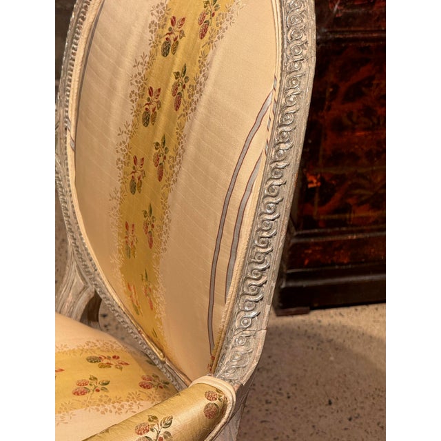 Pair of Louis XVI Fauteuils For Sale - Image 12 of 14