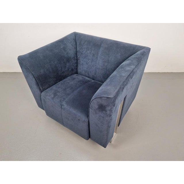 Vintage brutalist armchair Shigeru Uchida Isu Pastoe 1990 armchairs designed by Shigeru Uchida by Pastoe, Netherlands,...