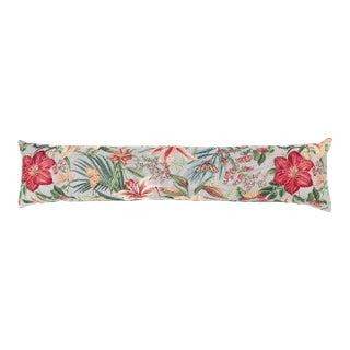 Tropical Flowers Draught Excluder - 115cm X 20cm (45"x9") For Sale