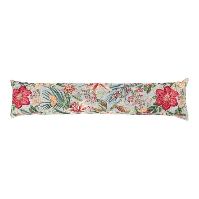Tropical Flowers Draught Excluder - 115cm X 20cm (45"x9") For Sale