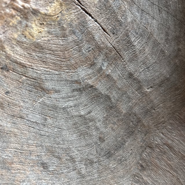 Large Antique Wood Dough Bowl For Sale - Image 12 of 12