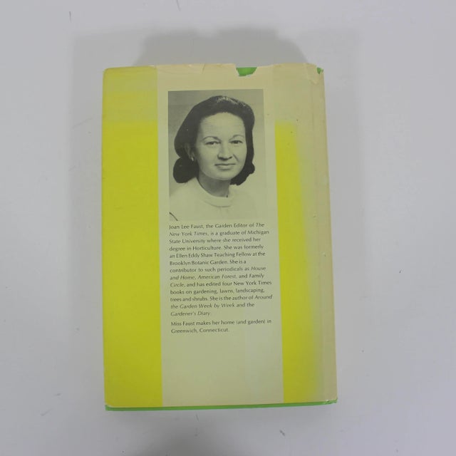 Yellow 1973 the New York Times Book of House Plants by Joan Lee Faust Book For Sale - Image 8 of 9