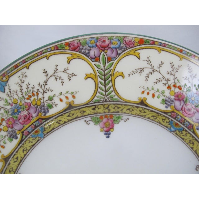 Wedgwood England Fine China Colorful Floral St Austell 10.5" Dinner Plate W1989 For Sale In Portland, OR - Image 6 of 8
