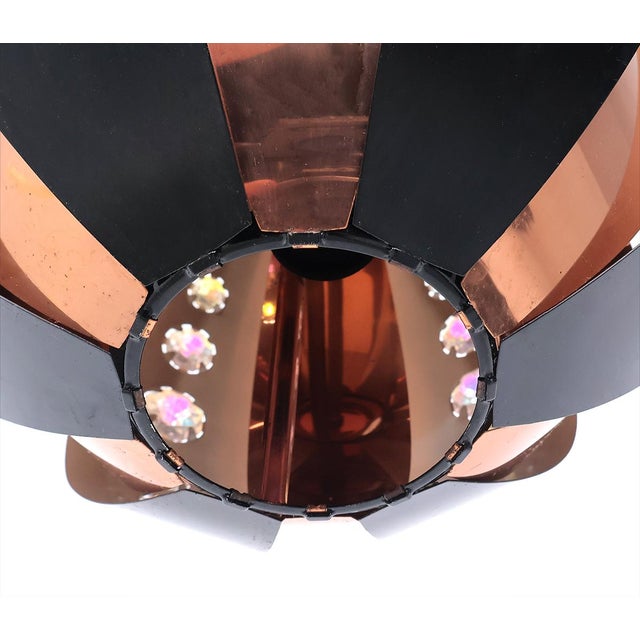 Copper Pendant Lamp by Werner Schou for Coronell, 1960s For Sale - Image 10 of 11