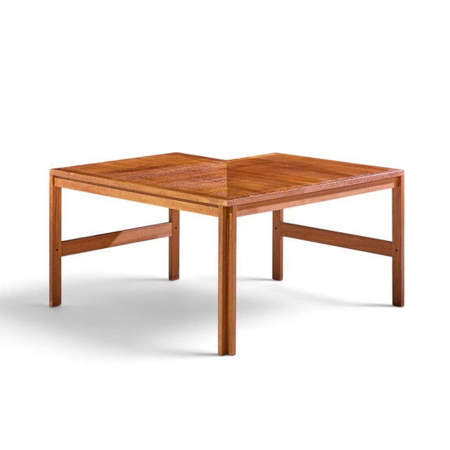 Mid 20th Century Ole Knudsen & Torben Lind for France & Son Mid Century Danish Teak Corner Coffee End Table For Sale - Image 5 of 8