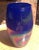 Cobalt Blue Mexican Art Glass Vase For Sale - Image 4 of 5