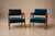 Brazilian Modern Armchairs in Imbuia Wood and Deep Petrol-Blue Mohair, Brazil, 1950s For Sale - Image 18 of 18