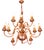 Flemish White Metal 2-Tiered Chandelier For Sale