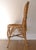 Wood Vintage 1970s Boho Bamboo & Rattan Heart Back Chair For Sale - Image 7 of 17