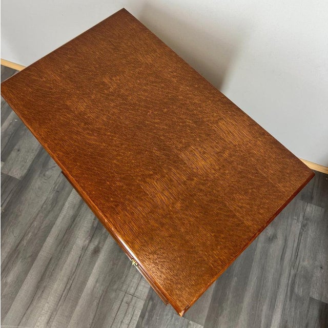 Brown French Bedside Tables, Set of 2 For Sale - Image 8 of 10