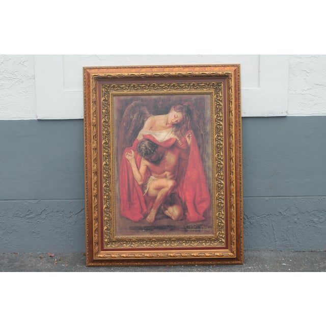 Neoclassical Vintage Tomasz Rut "Promethia" Limited Edition Framed Giclee on Canvas #27 of 75 For Sale - Image 3 of 13