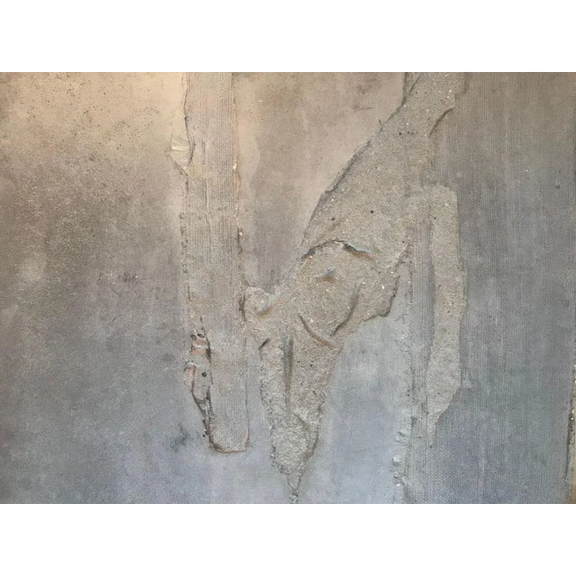 Francesco passaniti Concrete sculpture painting Ready to hang up 59 x 50 x 1.5 cms 8 kgs Circa 2008 Identified on the back...