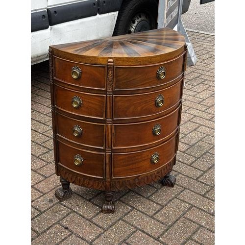 Chest of Drawers with Sunburst Inlaid Top For Sale - Image 9 of 18