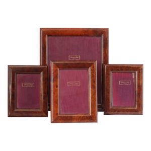 Grouping of English Wood Picture Frames, S/4