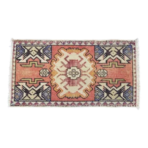 1950s Floral Anatolian Rug