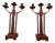 Dutch Amsterdam School Arts and Crafts 1910 Pair of Brass Candleholders For Sale
