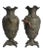 Antique French Bronze Nude Female Vessel Ship Planter Vase Urns - a Pair For Sale