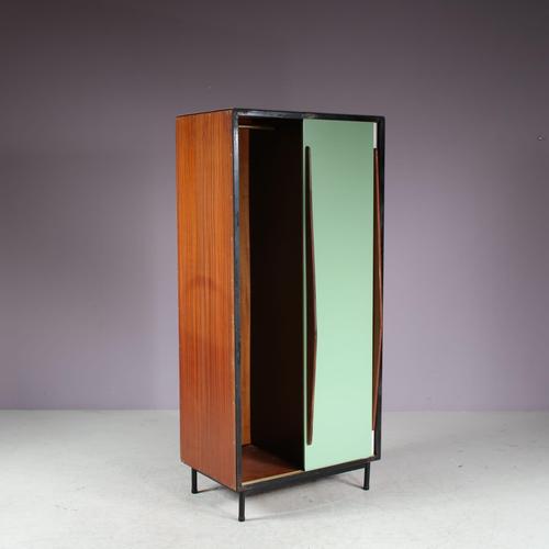 Vintage Wardrobe by Willy Van Der Meeren for Tubax, Belgium, 1952 For Sale - Image 9 of 13