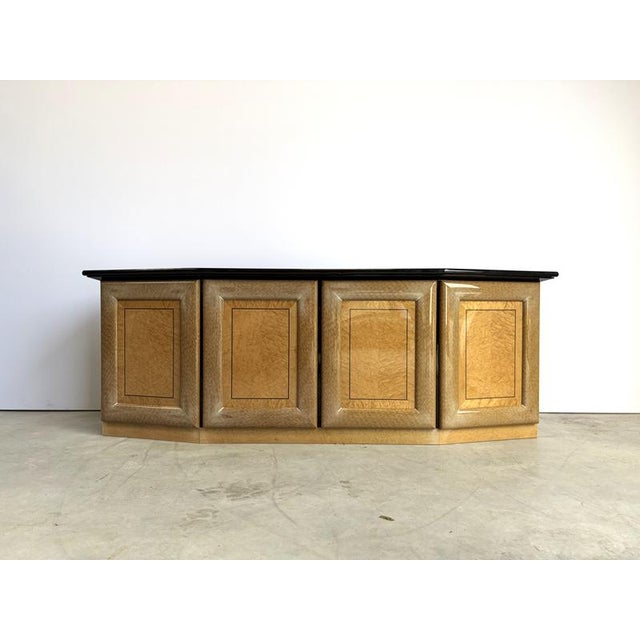 Vintage Burl Wood Credenza, 1980s For Sale - Image 10 of 13