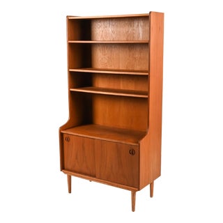 Vintage Danish Bookcase in the Manner of Johannes Sorth For Sale