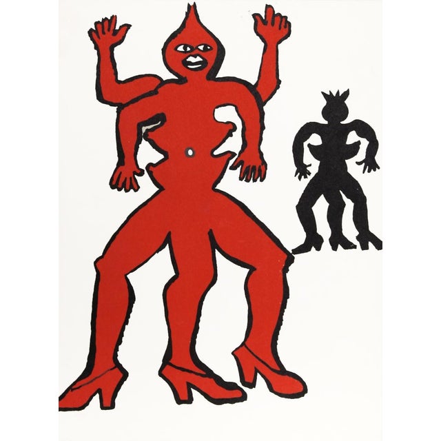 Derrière le Miroir (Two Acrobats) by Alexander Calder, American (1898–1976) Date: 1975 Lithograph Size: 15 in. x 11 in....