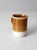 Vintage 1970s Brown Tan and Cream Ceramic Coffee Mug For Sale - Image 11 of 12