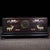 This beautifully crafted rectangular box features a rich, dark reddish-brown wood grain (described as Small-Leaf Red...