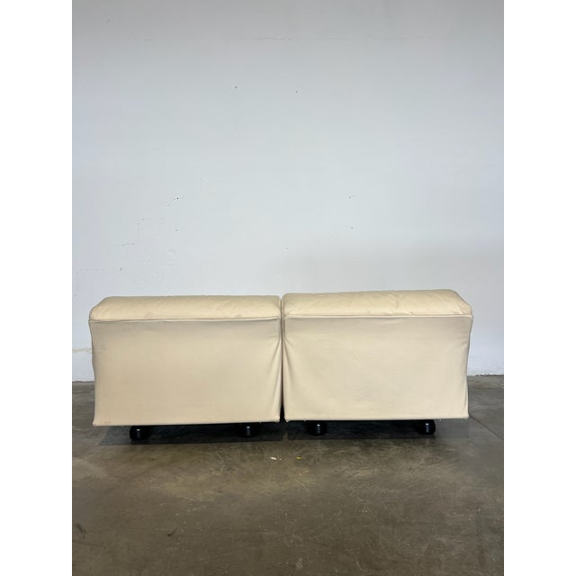 Sofa by Vico Magistretti for Cassina, Set of 2 For Sale - Image 6 of 11