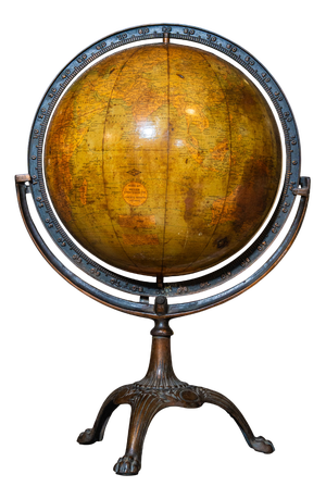 World Map Globe from Weber Costello, 1920s