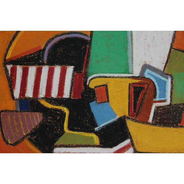 Courdier, Composition Marine, 1989, Pastel on Paper For Sale - Image 7 of 12