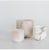 The Luce Tealight Holder by Michael Verheyden highlights the soft, translucent beauty of alabaster, casting a warm,...