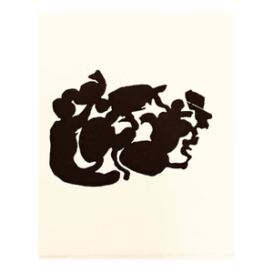 Jean Arp Woodcut Untitled B5 Published 1982